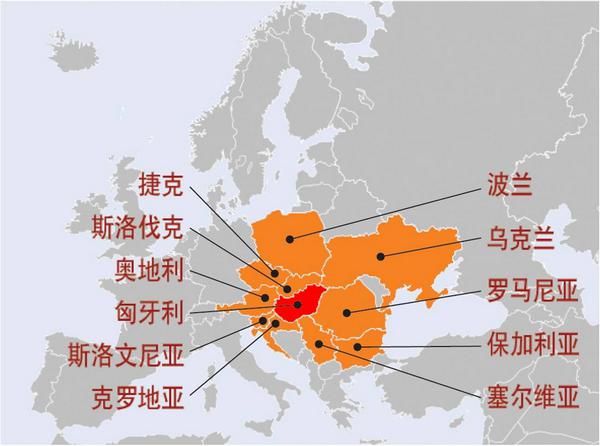 中东欧国家地图_中东欧国家地图分享展示